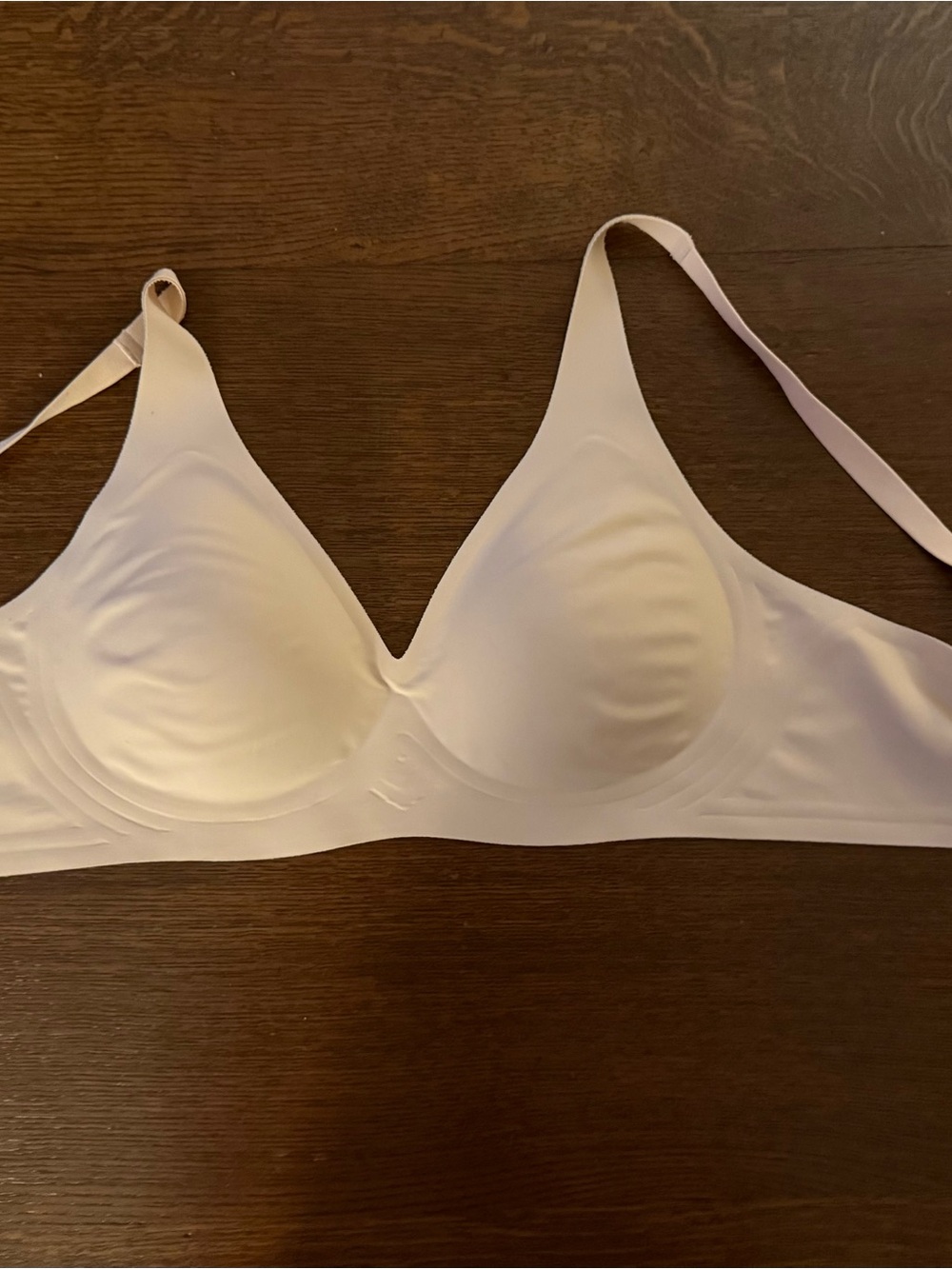 Seamless Beige Wireless Everyday Bra